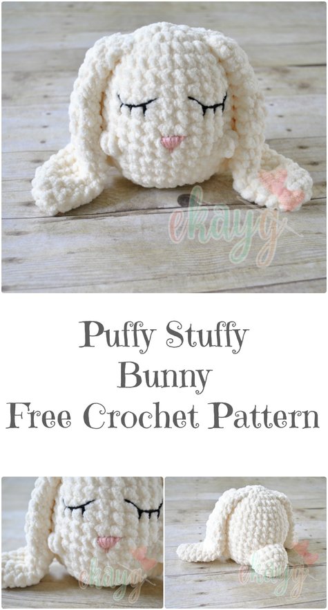 Puffy Stuffy Bunny - ekayg crafts