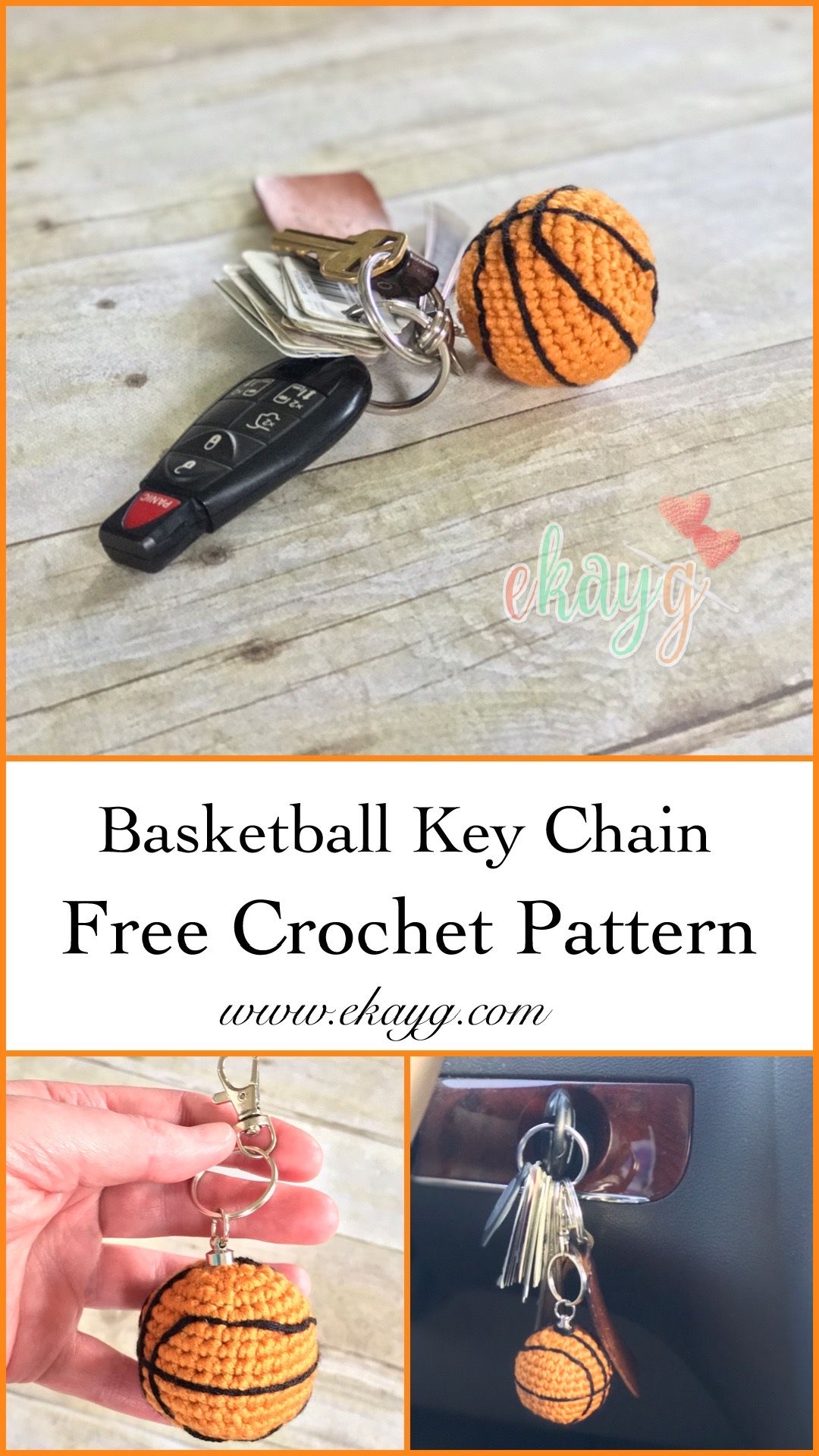 basketball crochet pattern