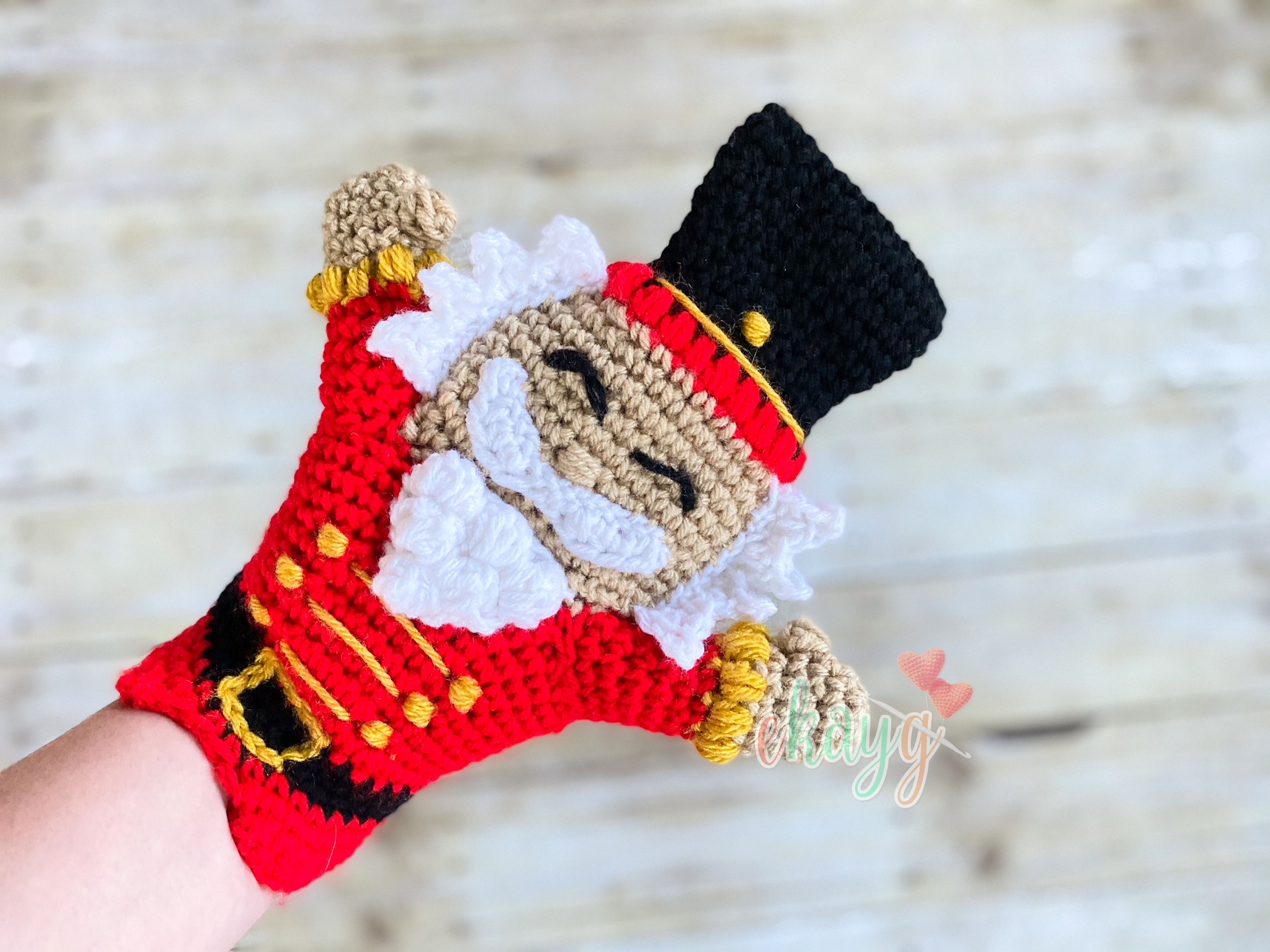 Nutcracker Hand Puppet - ekayg crafts