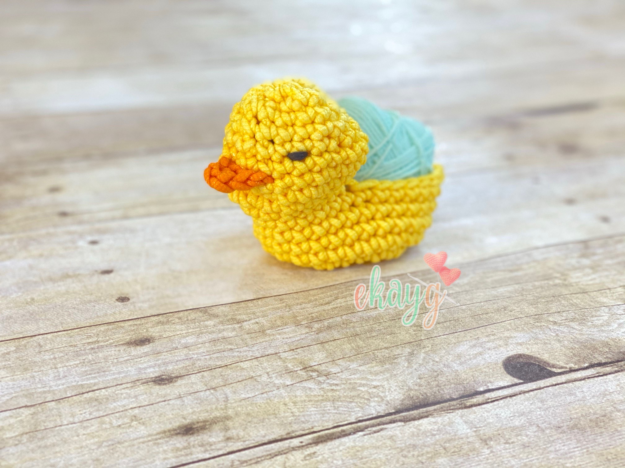 Crochet Duck Pattern Micro Toy Duckling Amigurumi: Make Your 