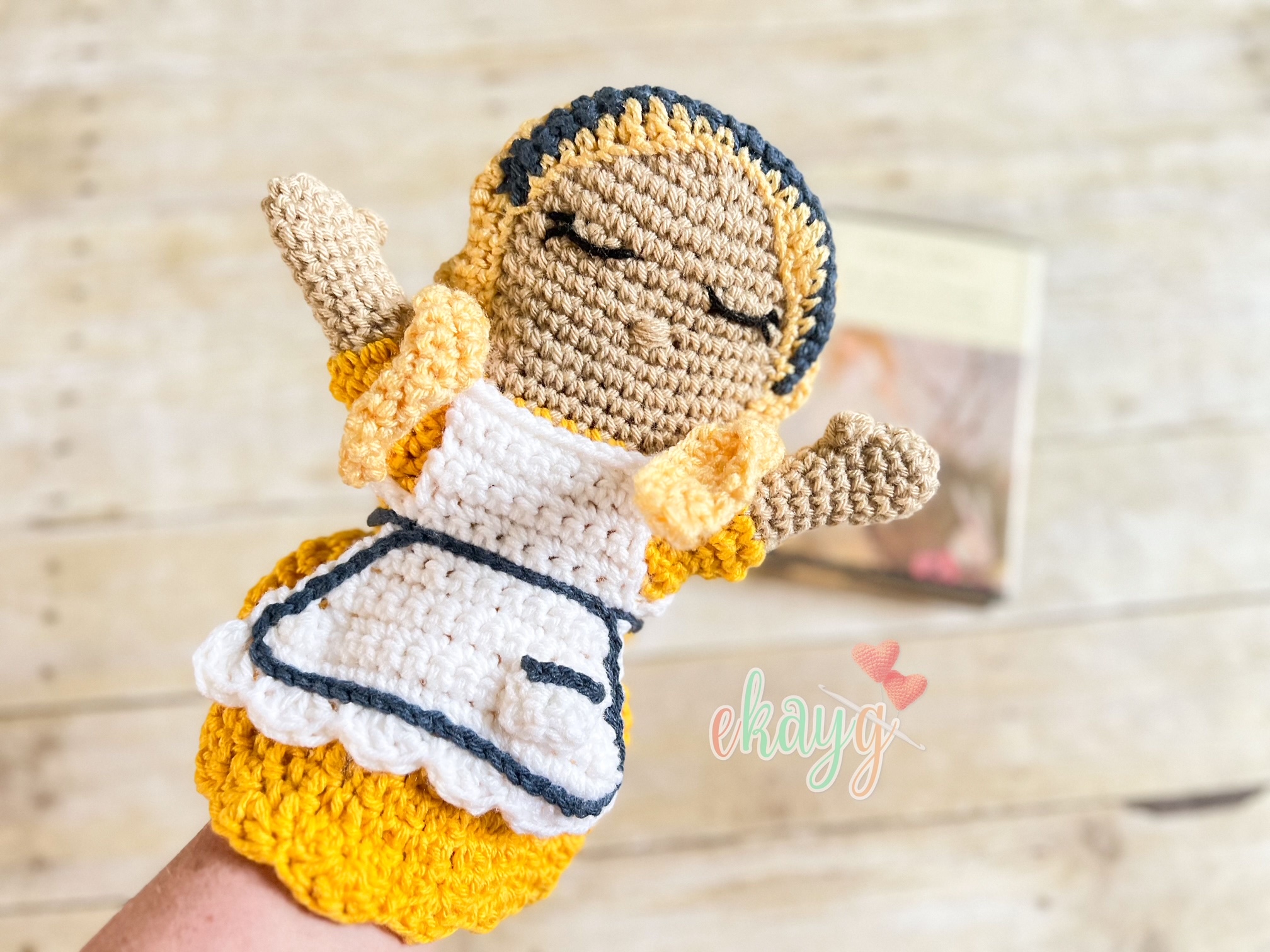 Alice Puppet Alice Hand Puppet, Alice's Adventures in Wonderland - ekayg crafts