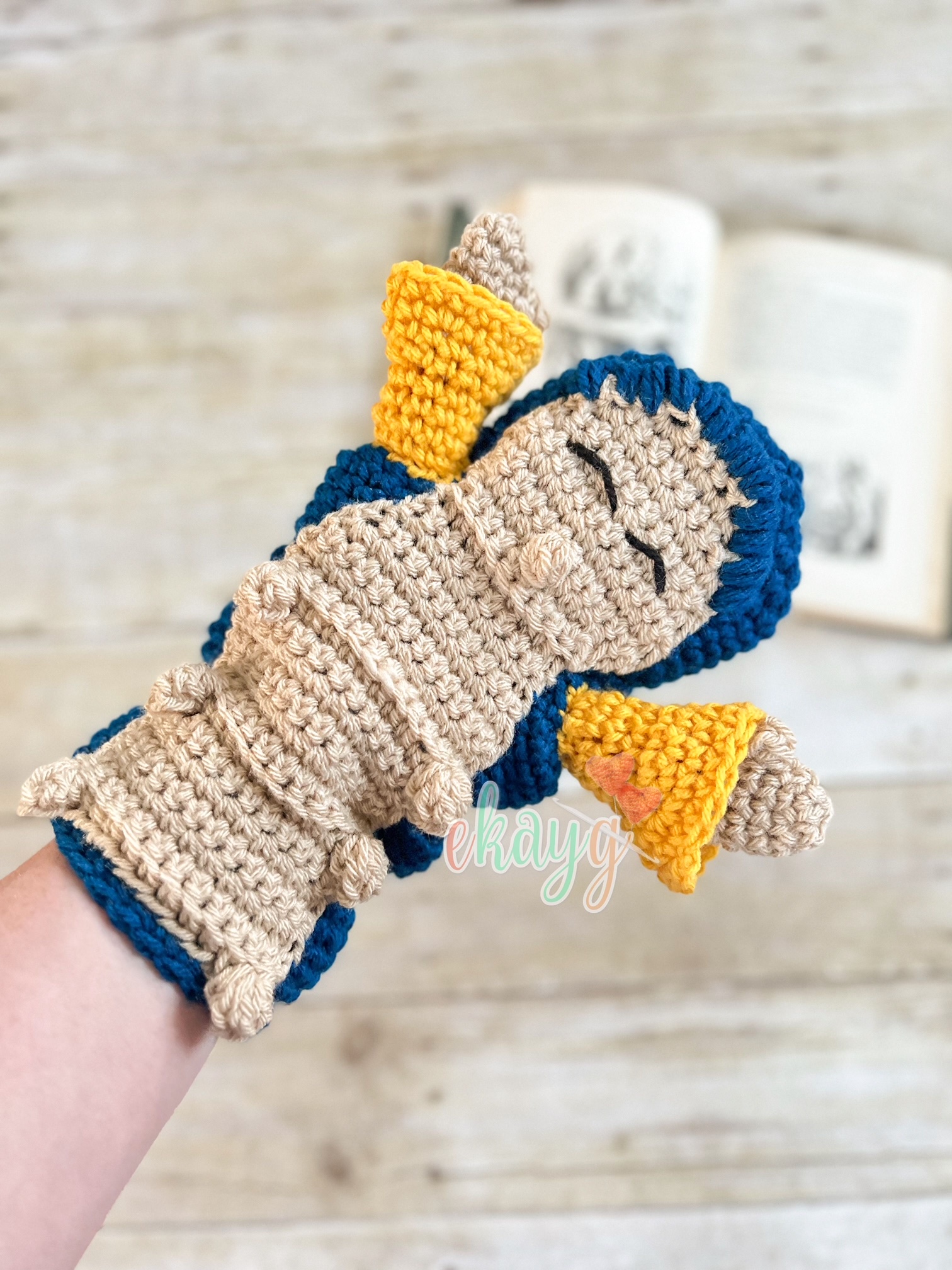 Captain Hook Hand Puppet - ekayg crafts